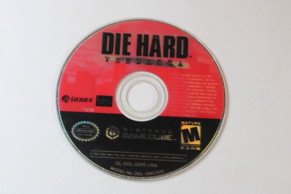 Die Hard: Vendetta (Nintendo GameCube, 2002) Game Disc Only, Tested/Works